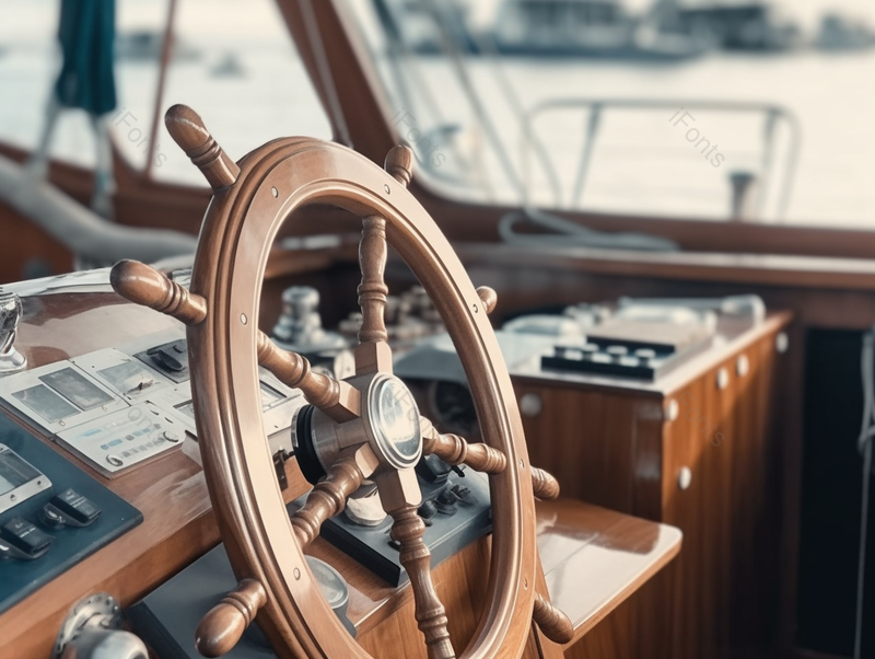 航海上的邮轮室内控制室近距离观察方向盘摄影图,高清,摄影图,摄影图片,图片大全,摄影图免费下载